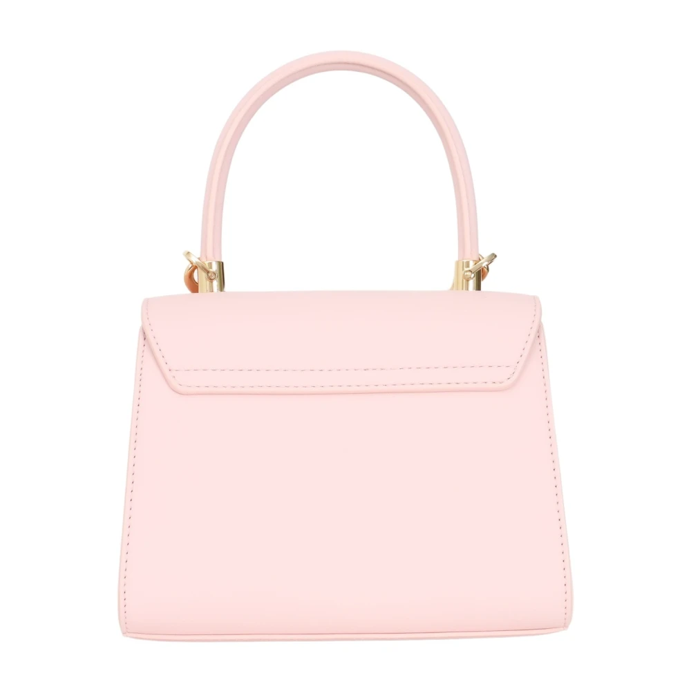 Love Moschino Roze handtas met metalen logo Pink Dames