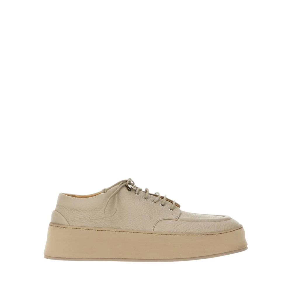 Marsell Mannelijk Beige Schoenen Heren, 44 Eu, Leer, Cassapana Derby Schoenen