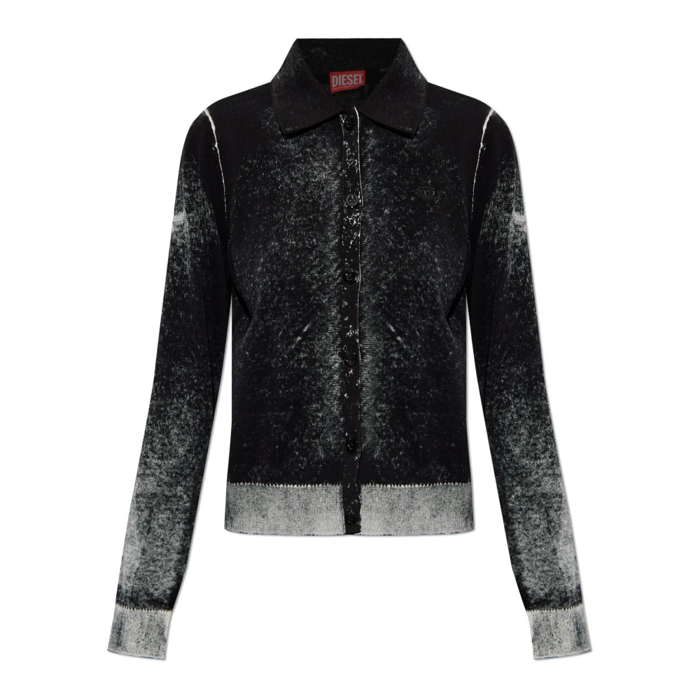 Diesel - Cárdigan M-Loren - Knitwear - Mujer - Negro - M