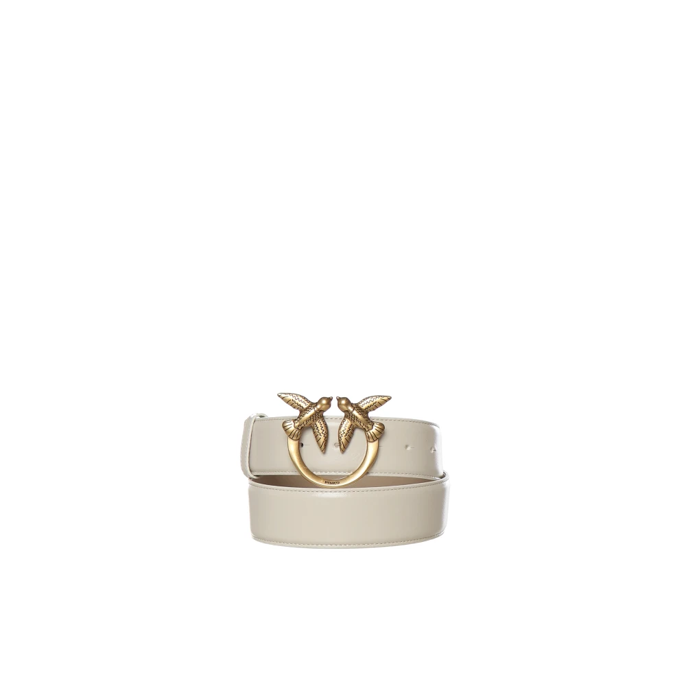 Pinko Women's White Belts, Xs, Love Berry H4 Belt