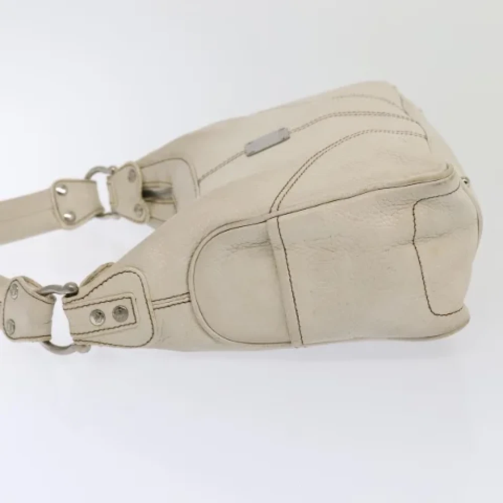 MCM Pre-owned Leather shoulder-bags White Dames