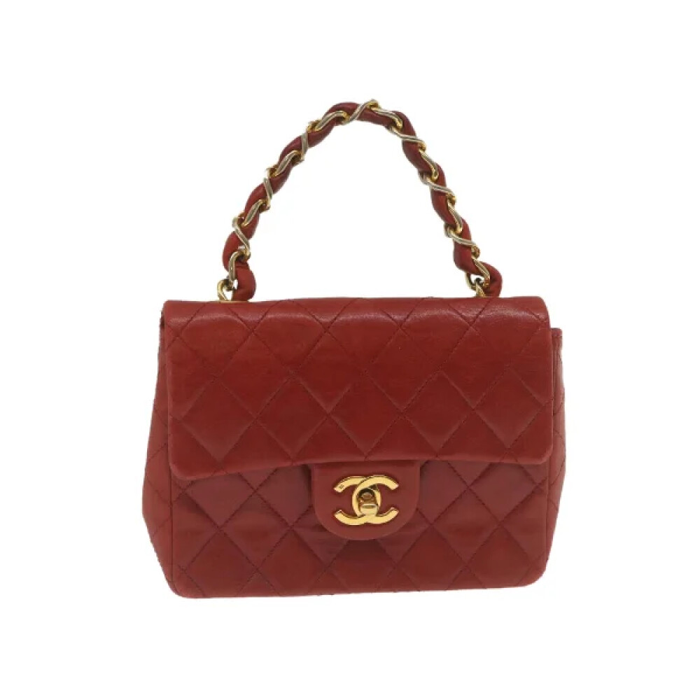 Bolso discount chanel rojo