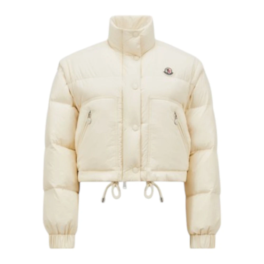 Moncler Omkeerbare Pufferjas Offwhite Beige Dames