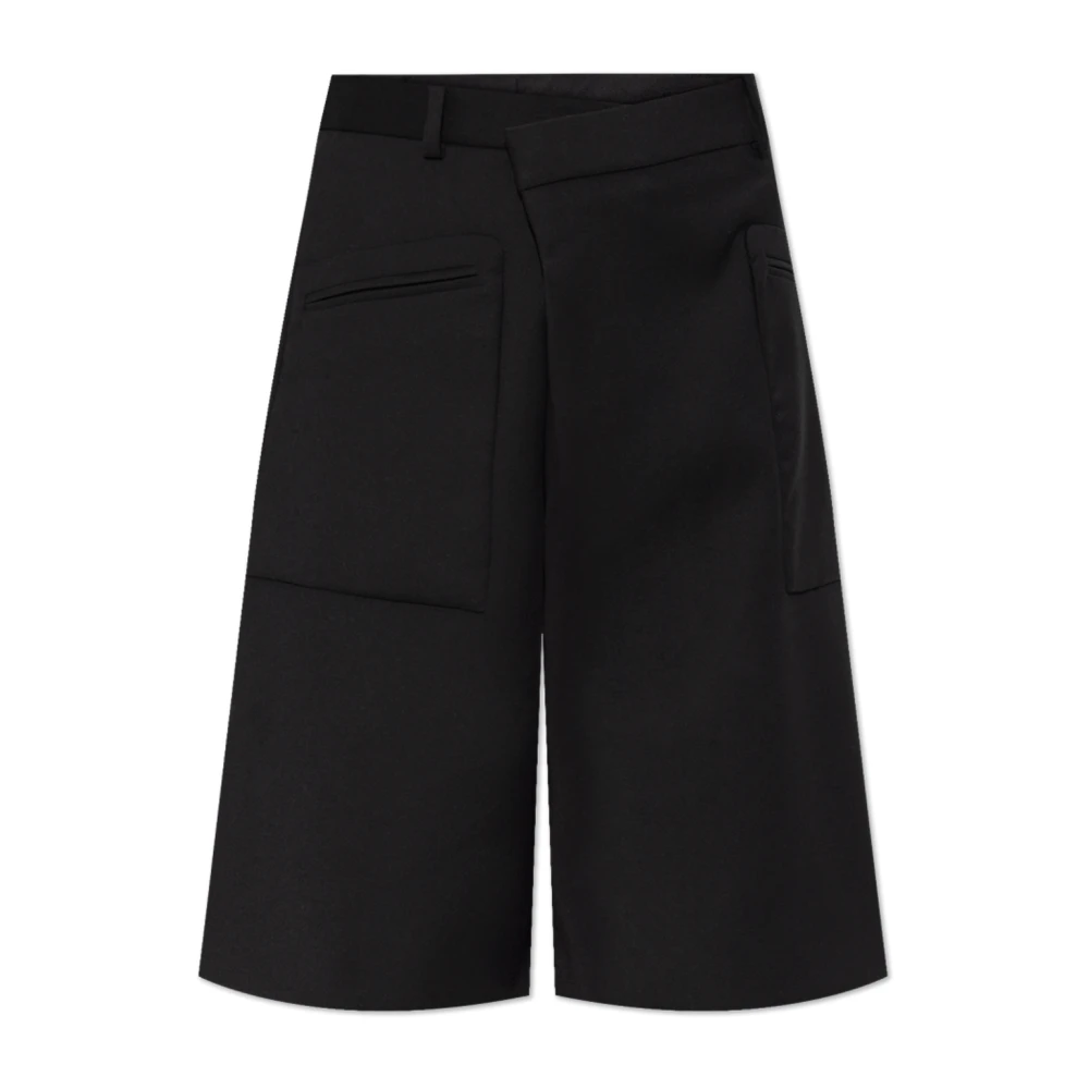 R13 Shorts met zakken Black Dames