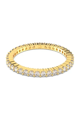 Rund Vit Guldton Ring
