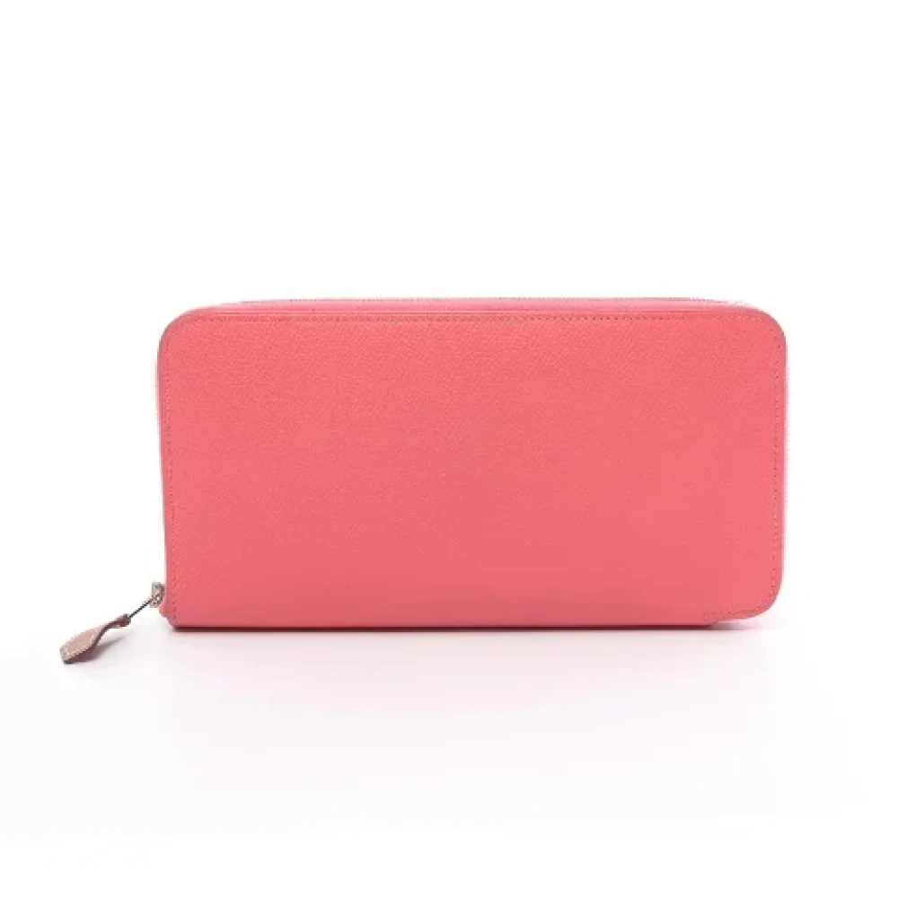 Hermès Vintage Pre-owned Leather wallets Pink Dames