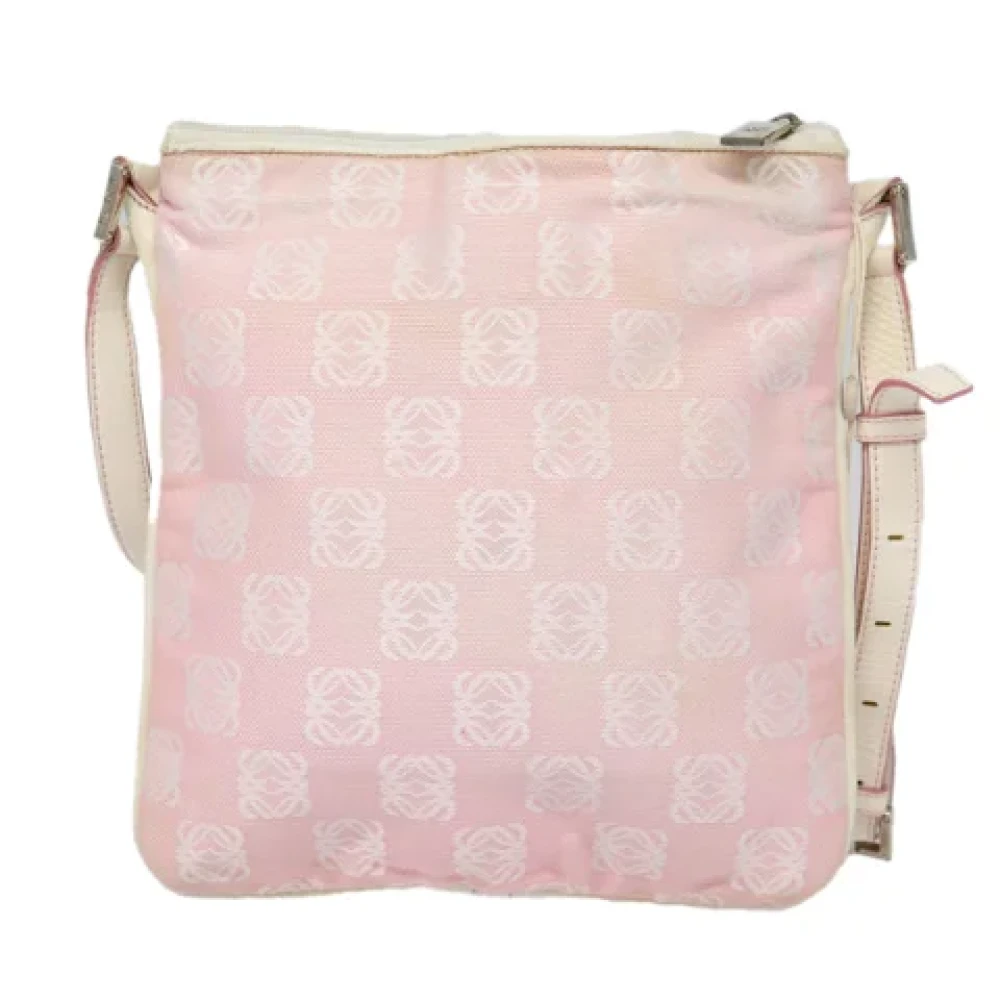 Loewe Pre-owned Canvas shoulder-bags Pink Dames