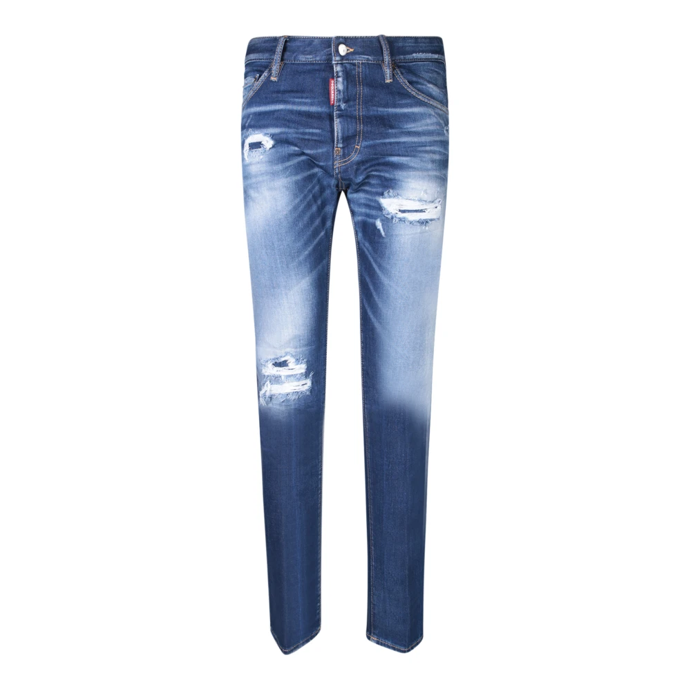 Dsquared2 Blauwe Jeans Ss24 Herenmode Blue Heren