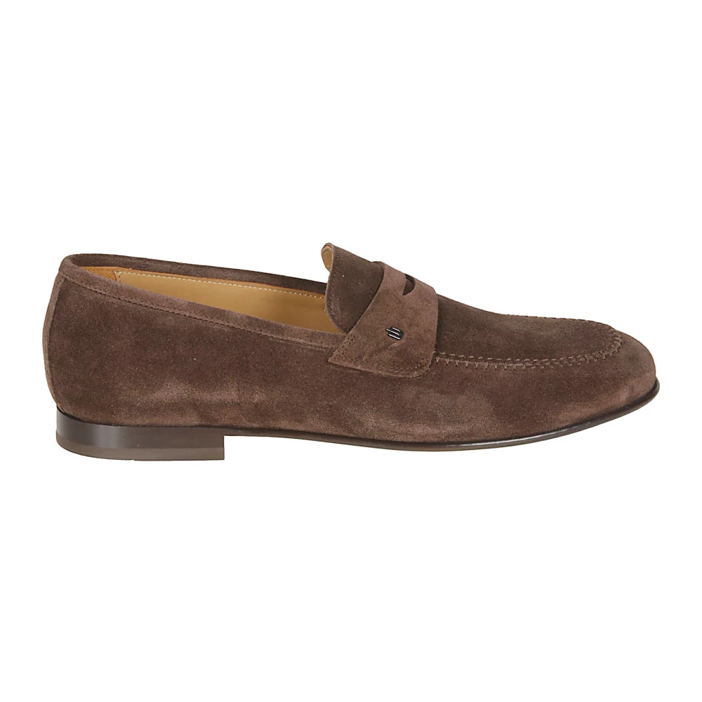 Baldinini Mannelijk Bruin Schoenen Heren, 42 Eu, Suède, Suede Loafers