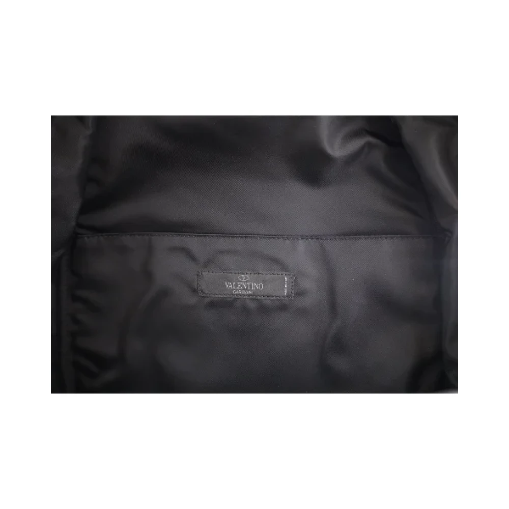 Valentino Vintage Pre-owned Nylon backpacks Gray Dames