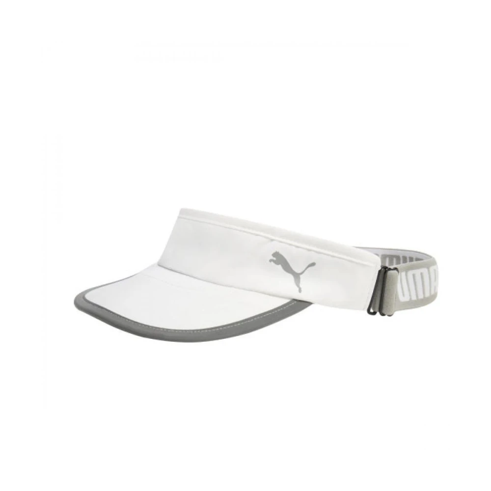 Puma Reflecterende hardloop zonneklep White Dames