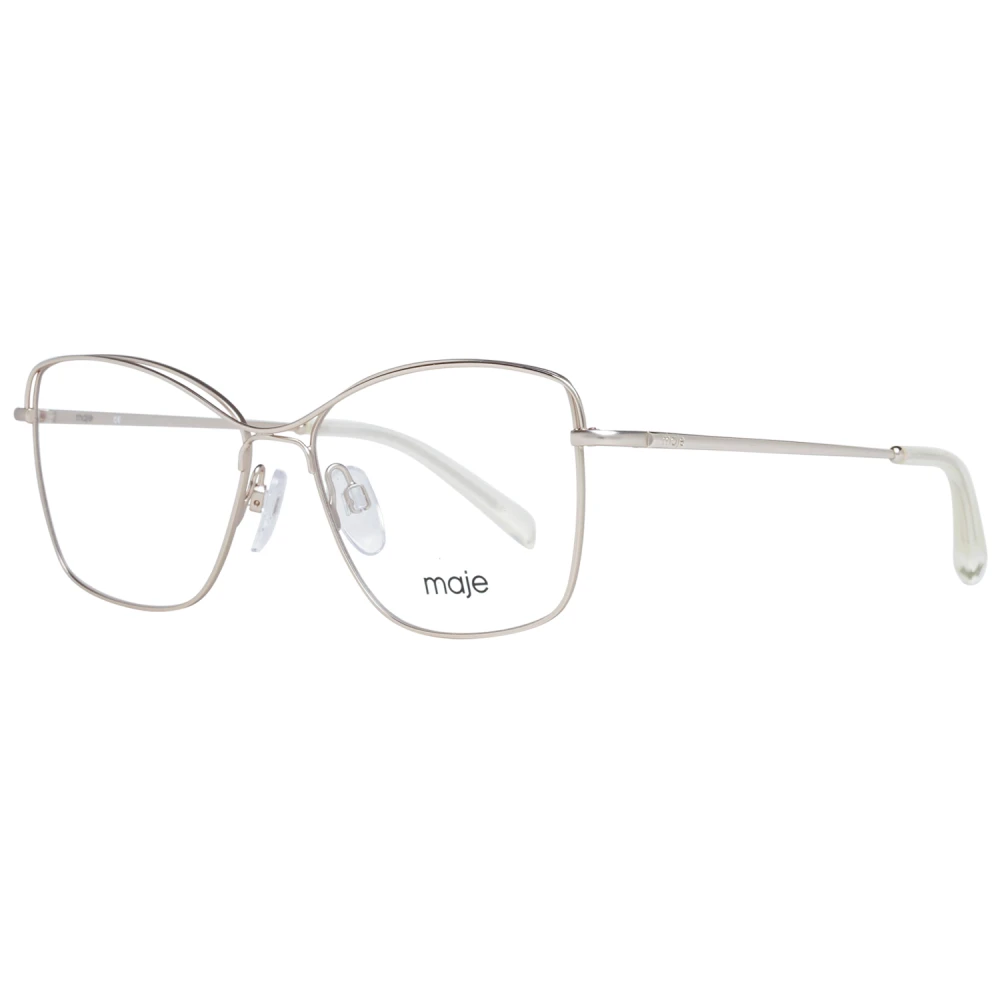 Maje Gouden Dames Optische Monturen Vierkante Stijl Yellow Dames
