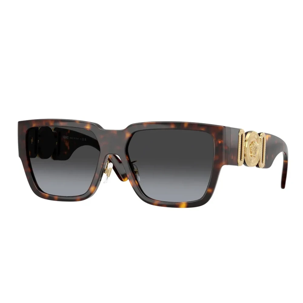 Versace Unisex Brown Sunglasses,, Stylish Sunglasses With Havana Frame Medium
