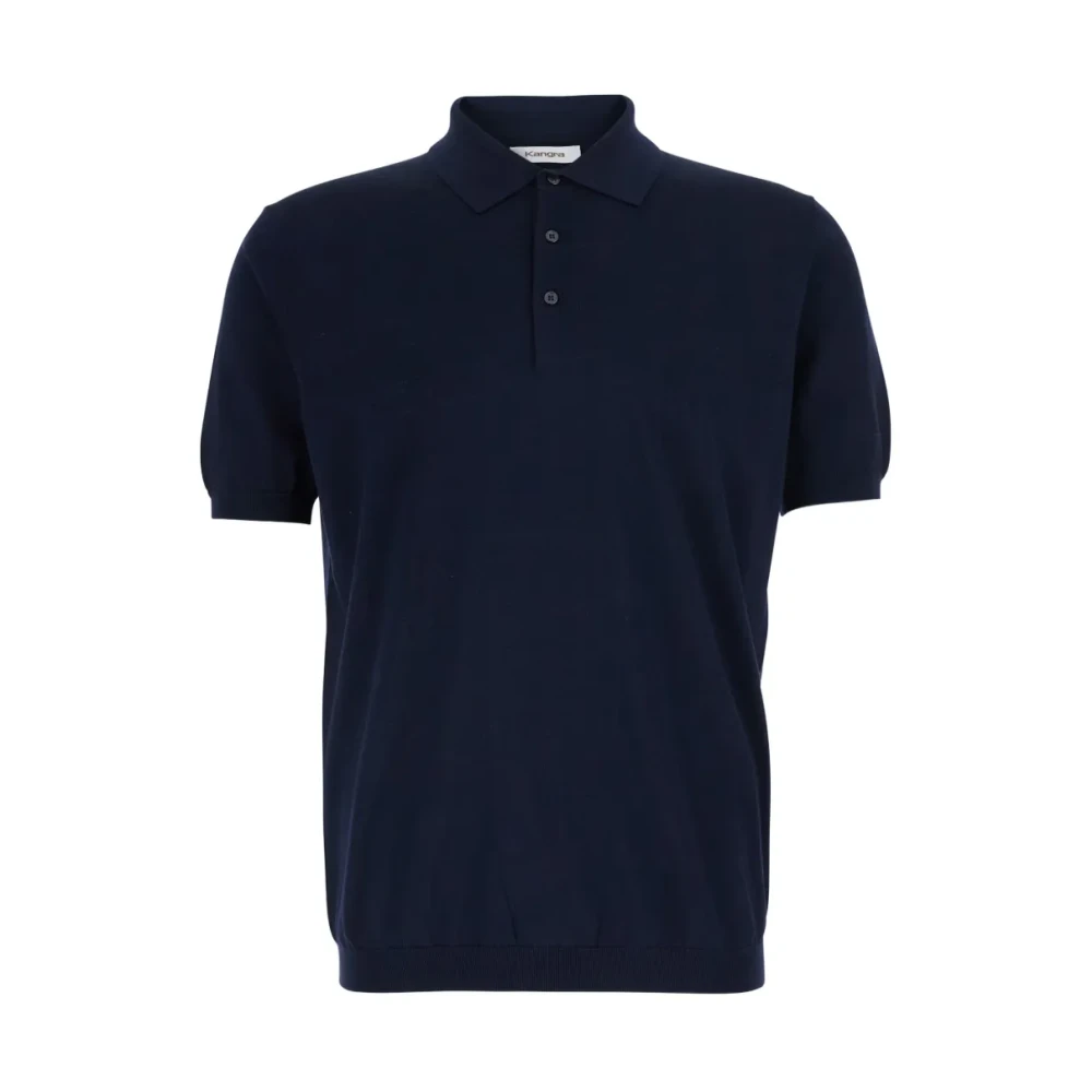 Kangra Blue Polo Shirt - Male - Polo Shirts - Xl - Tops