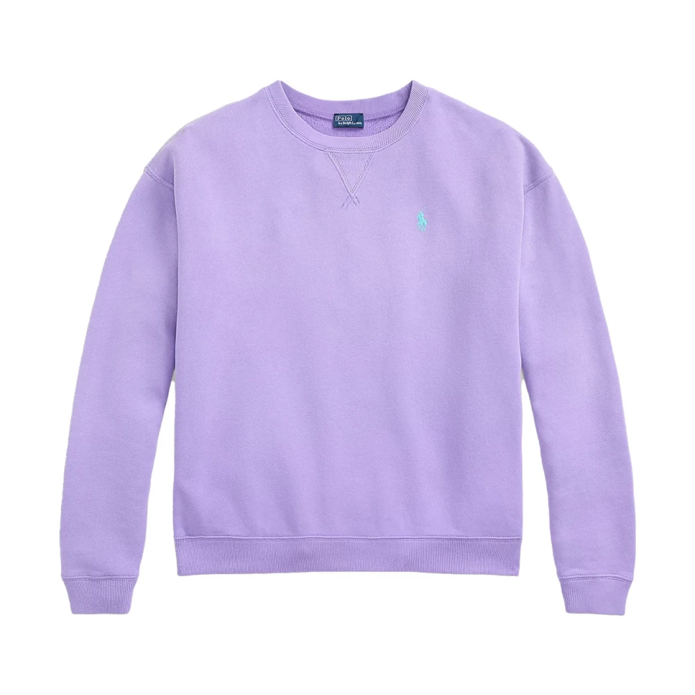 Ralph Lauren Klassieke Polo Sweater Purple Dames