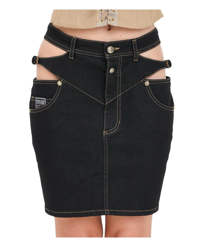 high-waisted-denim-mini-skirt
