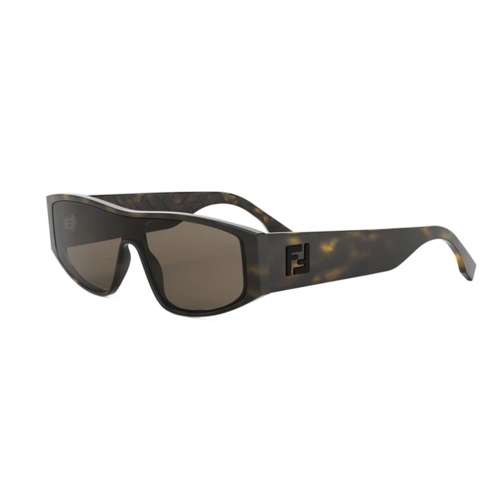 Fendi Unisex Black Sunglasses, One Size, Stylish Model Handbag