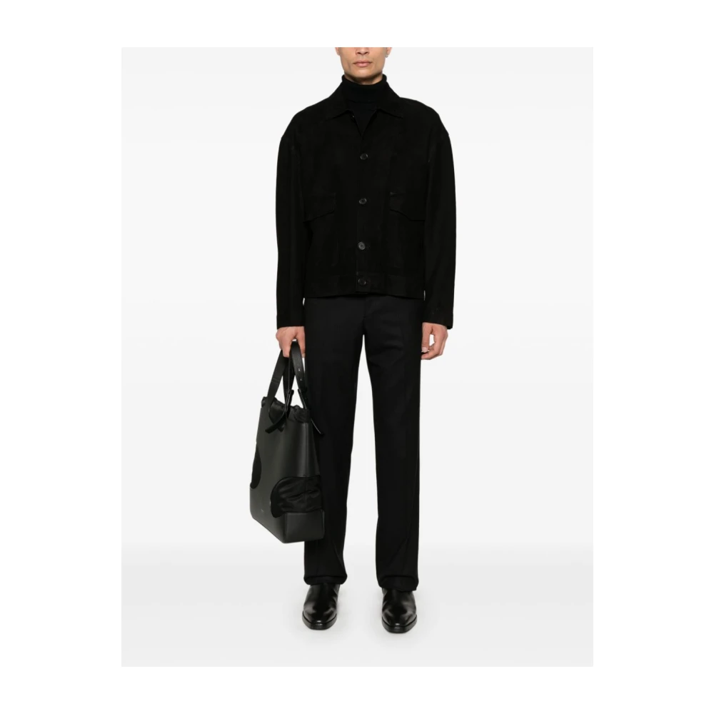 Lardini Zwarte Broek Black Heren