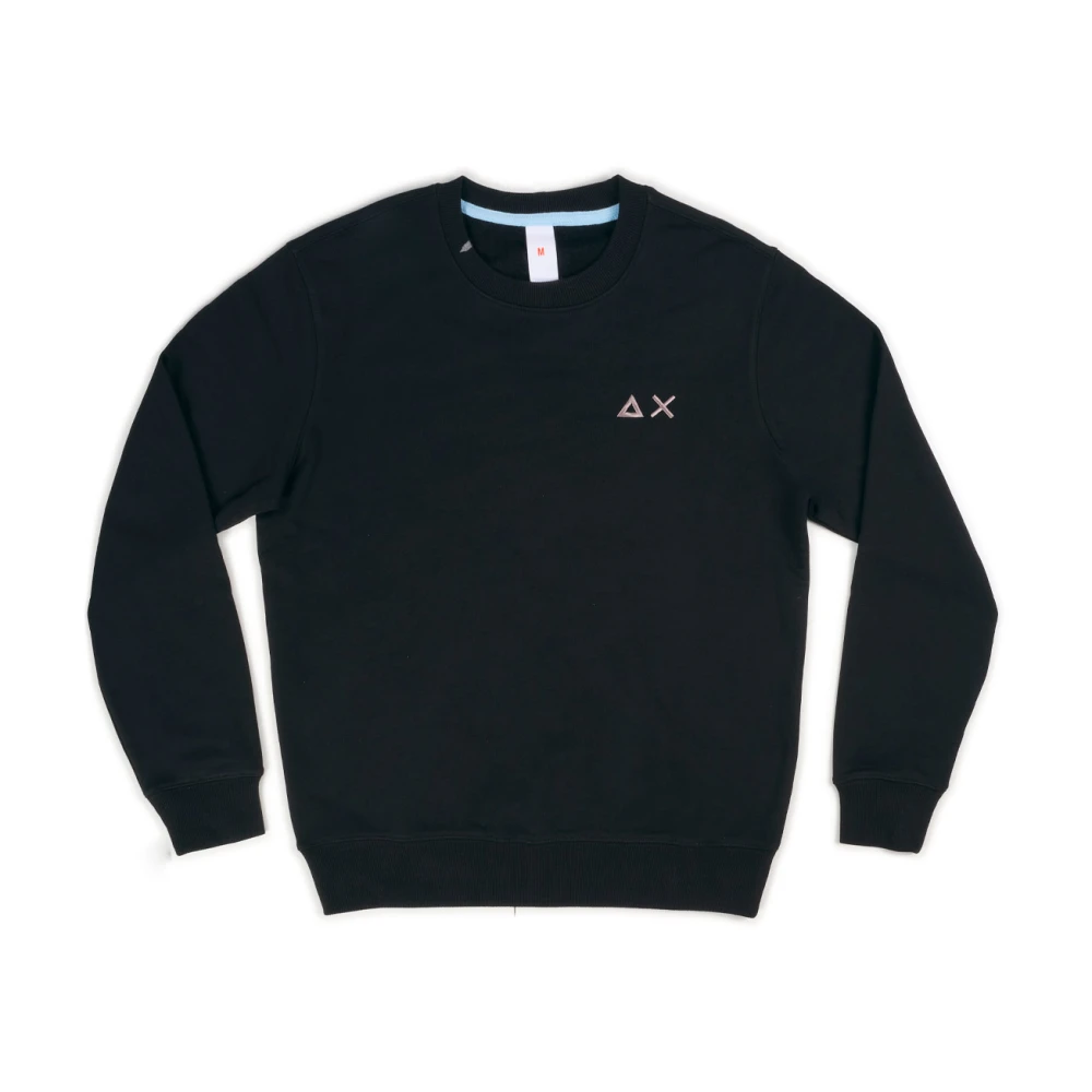 Sun68 Black Cotton Hoodies For Men - Male - Sweatshirts - L - Sweatshirts & Hoodies