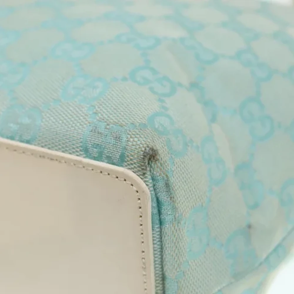 Gucci Vintage Pre-owned Canvas gucci-bags Blue Dames