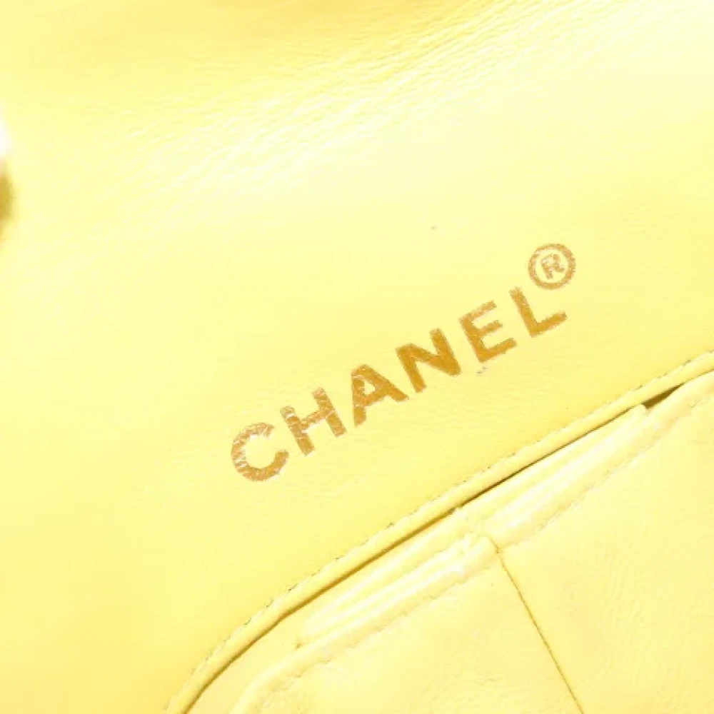 Chanel Vintage Pre-owned Leather shoulder-bags Beige Dames