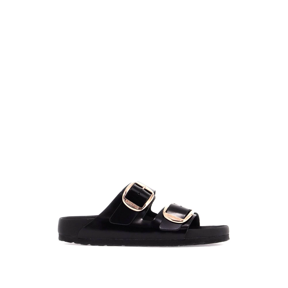 Birkenstock Arizona Big Buckle Naturpatentläder Black, Dam