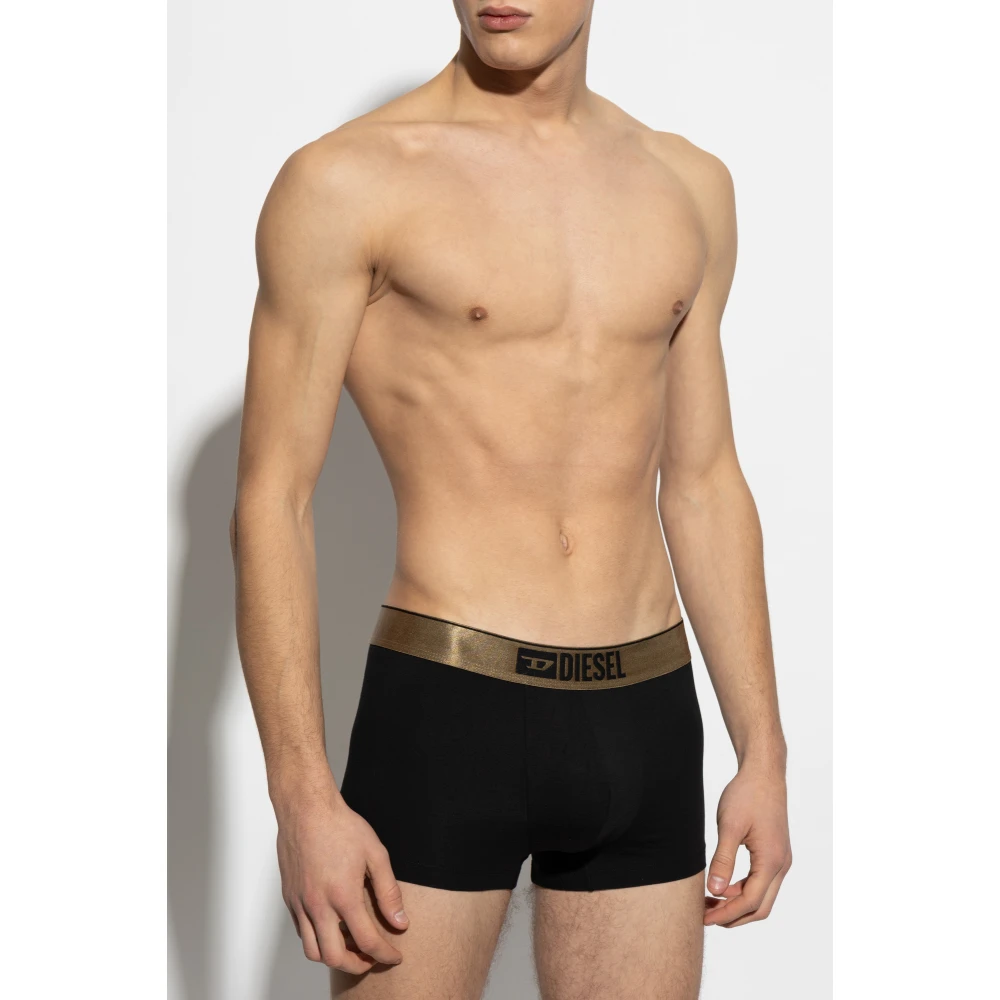 Diesel Driepak boxershorts Damien-Gft-3Pack Black Heren