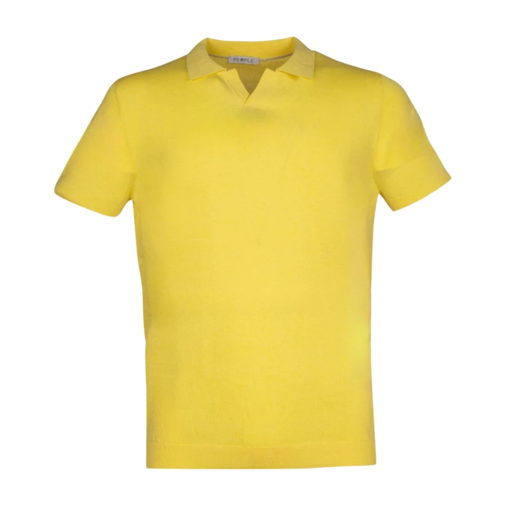 People of Shibuya Polo Shirts Yellow Heren
