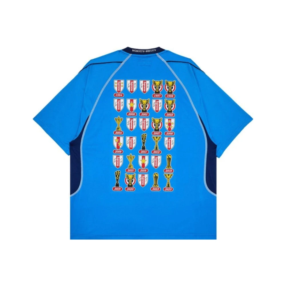 Supreme Blauw Voetbal T-shirt Blue Heren