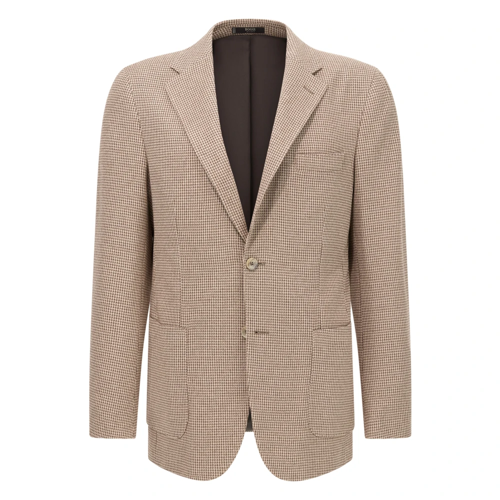 Boggi Milano Herren Beige Jacken, Sgröße: