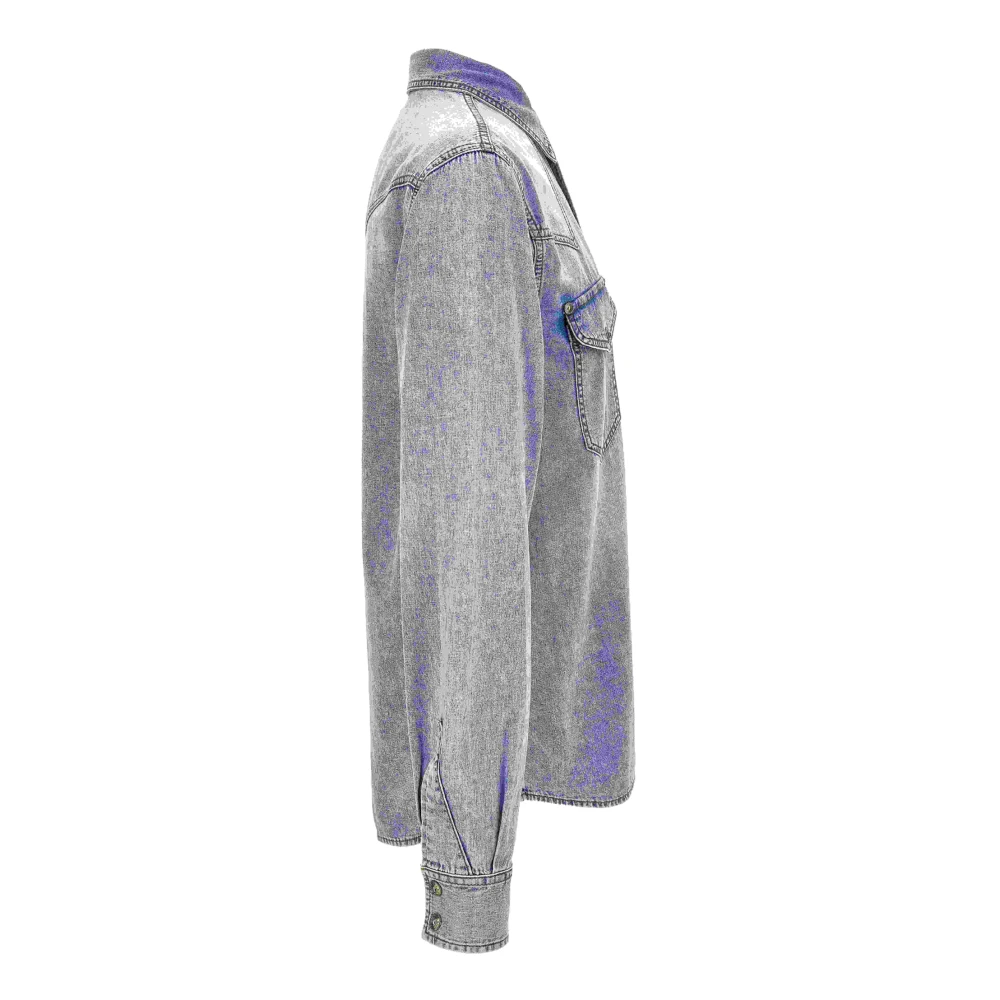 Versace Jeans Couture Overhemden Gray Heren