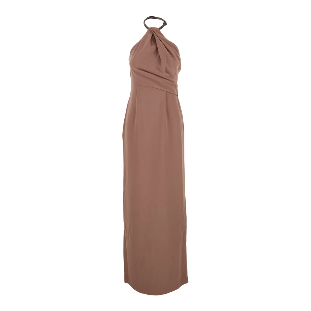 Beiges Maxikleid Riva Stil - Solace London - Modalova