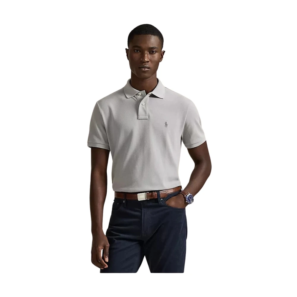 Polo Ralph Lauren Uomo Grigio Top, L, New,