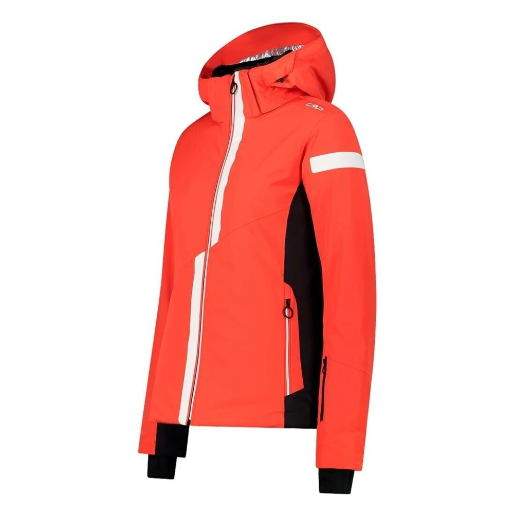 CMP Vrouwen JAS MET Ritssluiting Hood Oilskin Red Dames