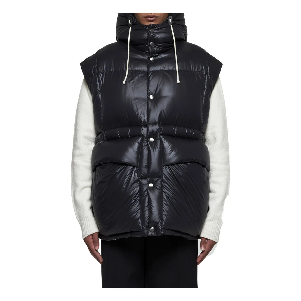 Jil Sander Zwarte Jassen voor Vrouwen Black Heren