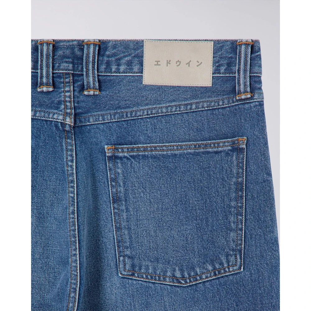 Edwin Straight Jeans Blue Heren