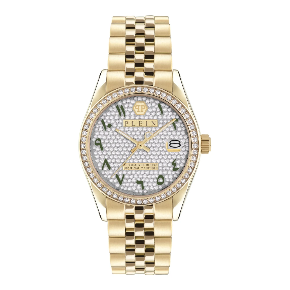 Philipp Plein Women's Yellow Watches, One Size, Date Superlative