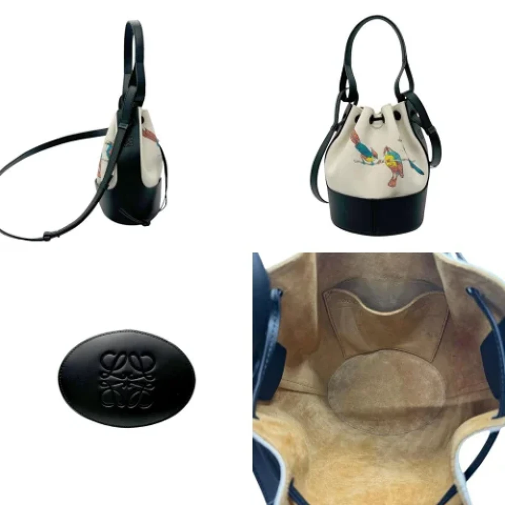 Loewe Pre-owned Canvas handbags White Dames