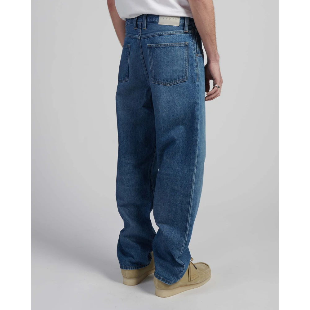 Edwin Straight Jeans Blue Heren