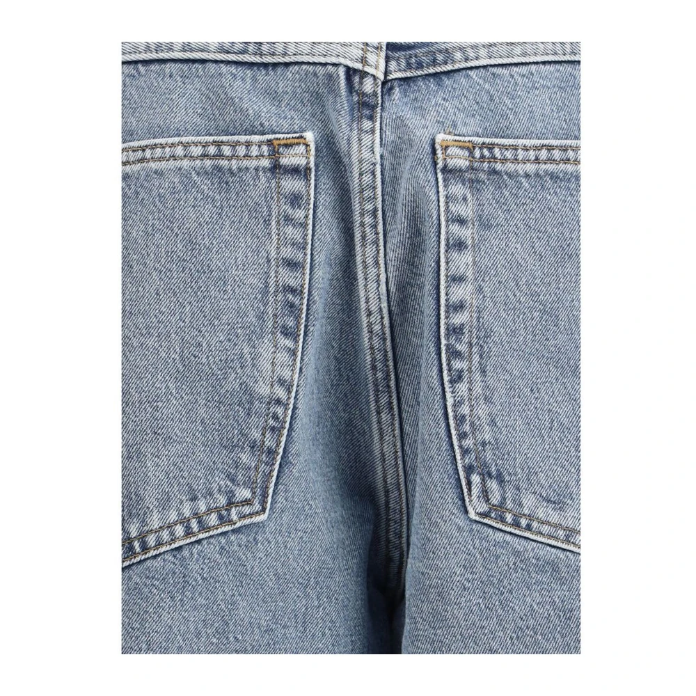 Agolde Hoge Taille Vijf-Pocket Jeans Blue Heren