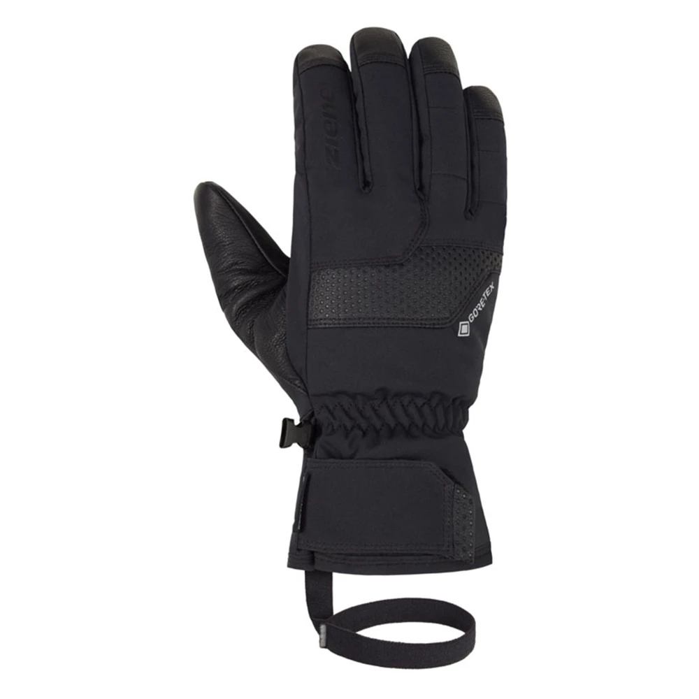 Ziener Geniro GTX PR Zwarte Ski Handschoenen Black Heren