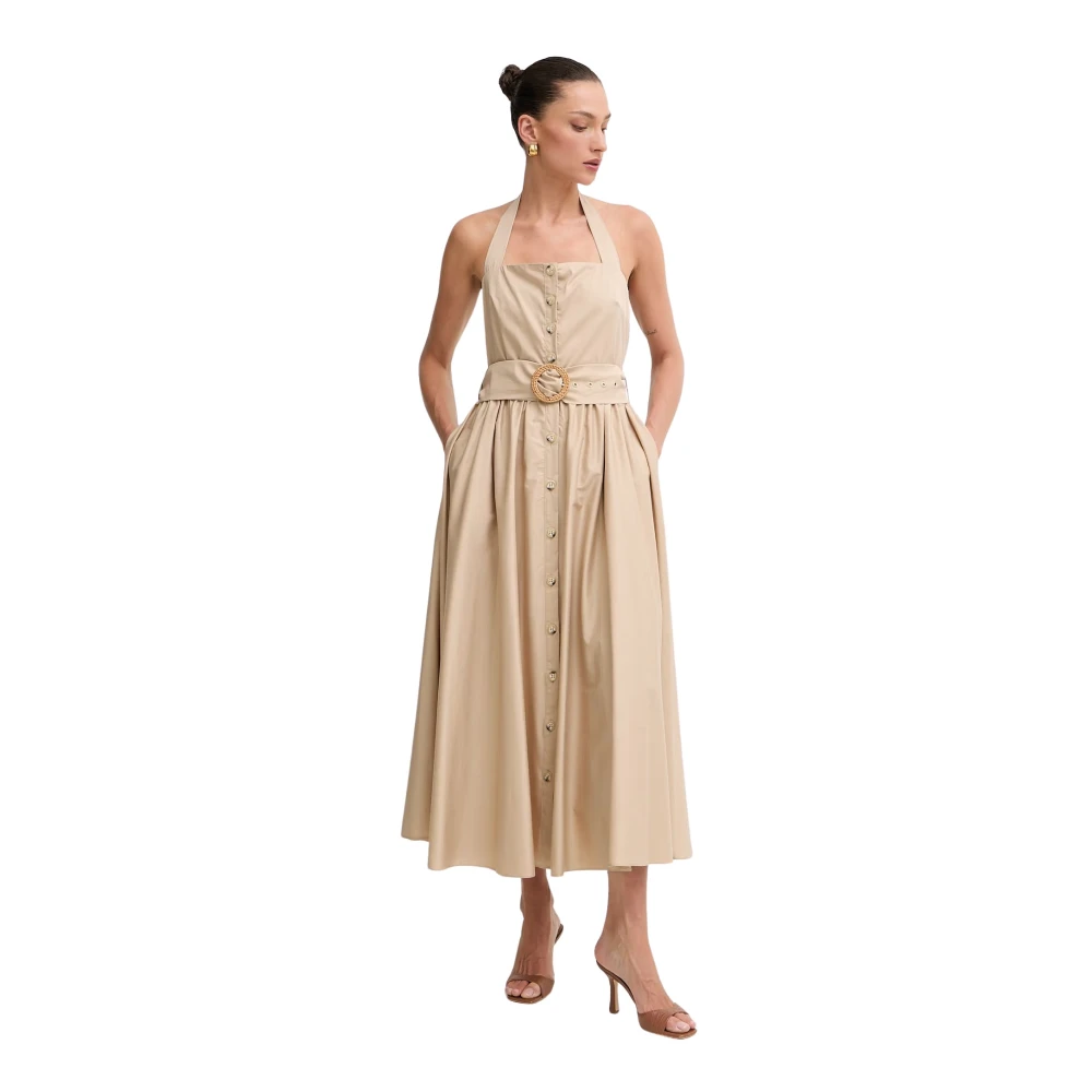 Fracomina Donna Beige Abiti, M, New,