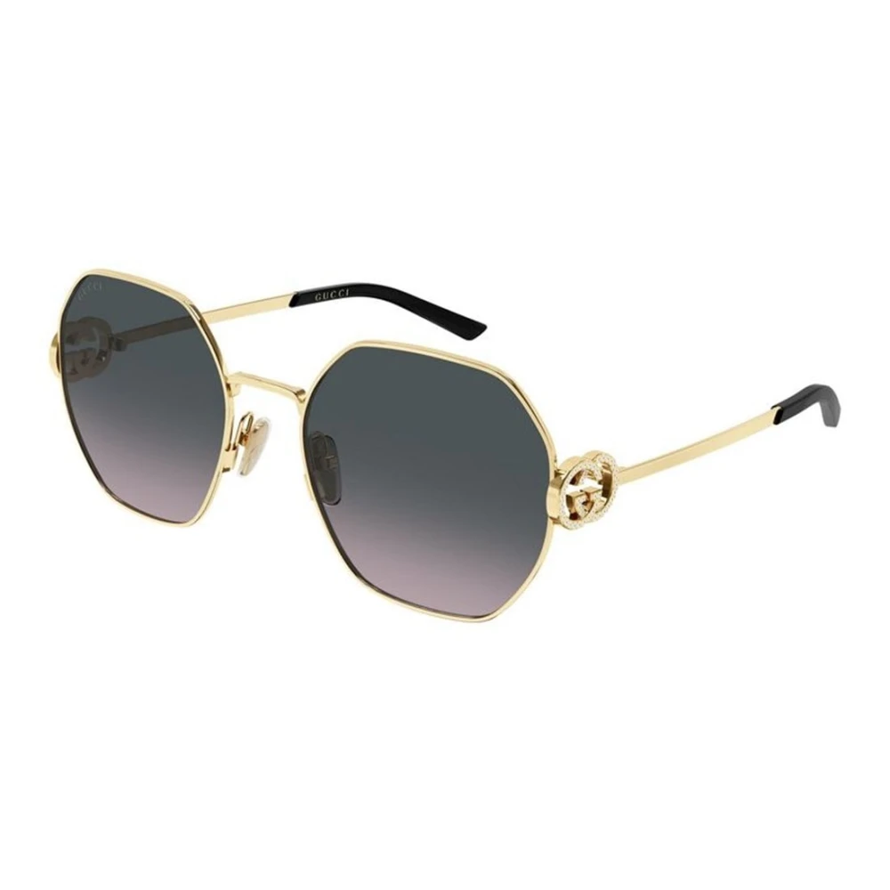 Gucci Women's Yellow Sunglasses, 58 Mm, Oval Frame Sunglasses