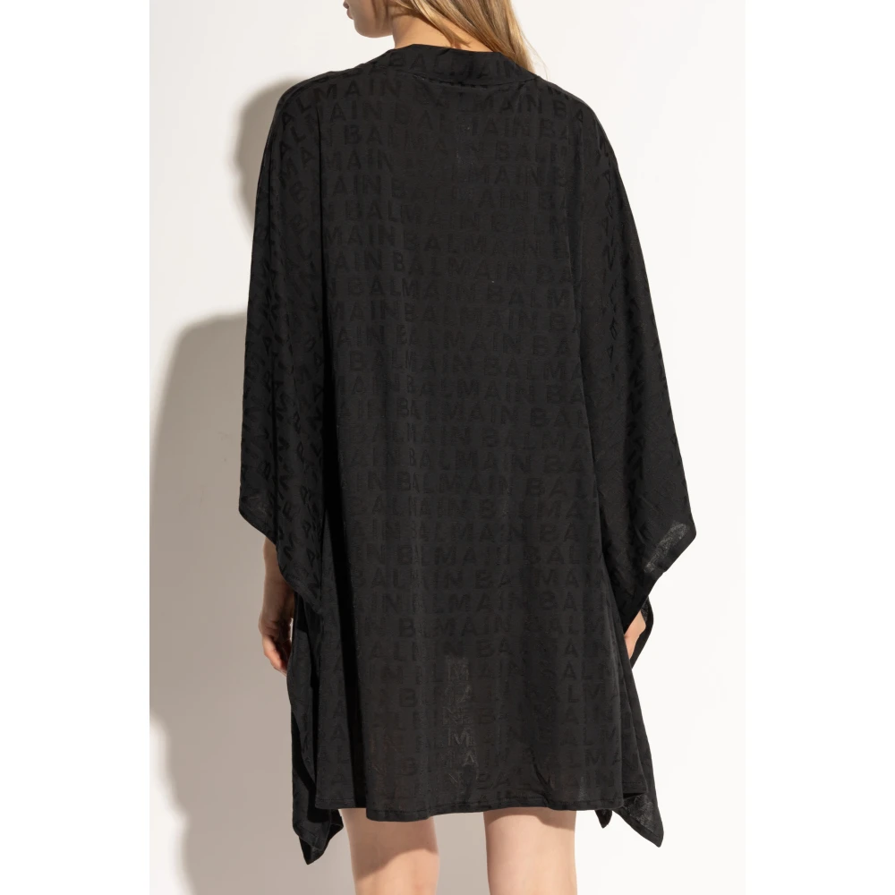 Balmain Korte strandjurk Black Dames
