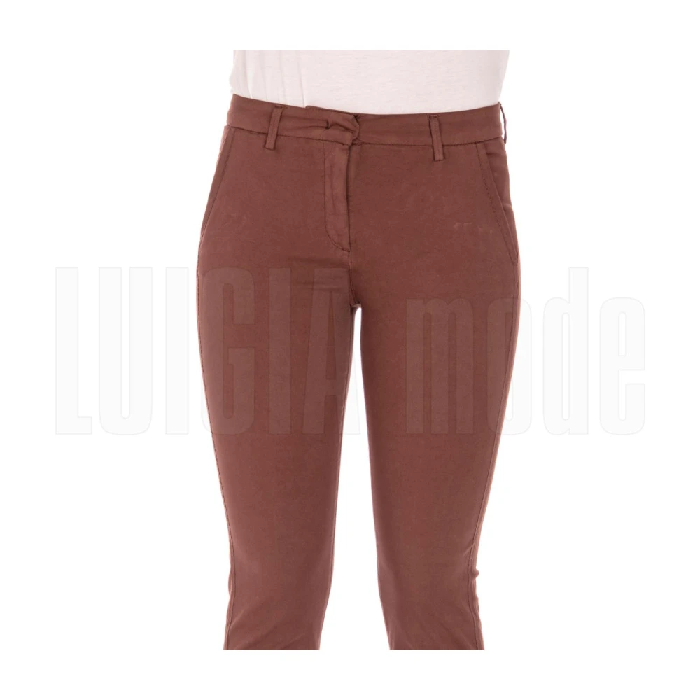 Via Masini 80 Stijlvolle Herenbroek Brown Dames