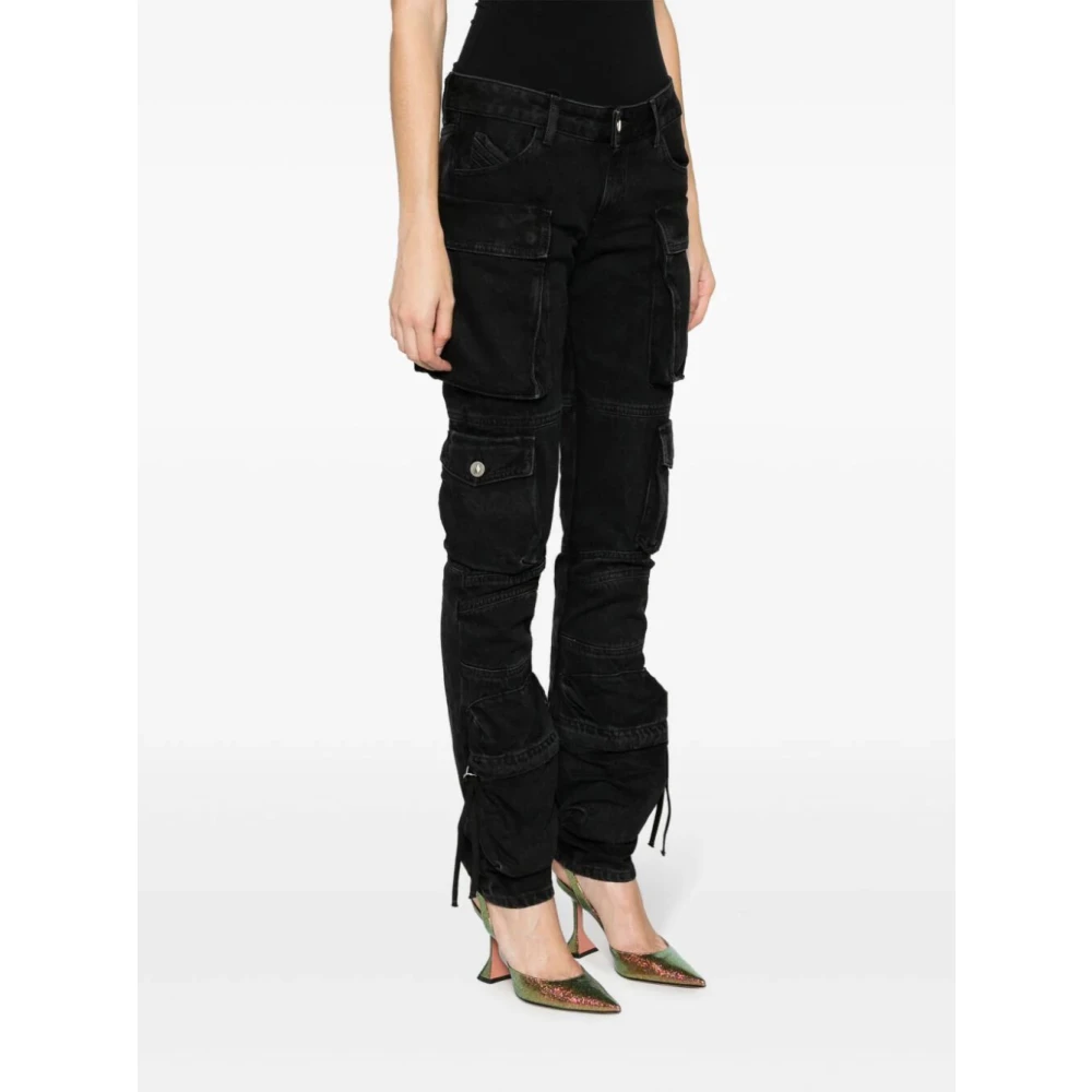 The Attico Zwarte Essie Jeans Black Dames