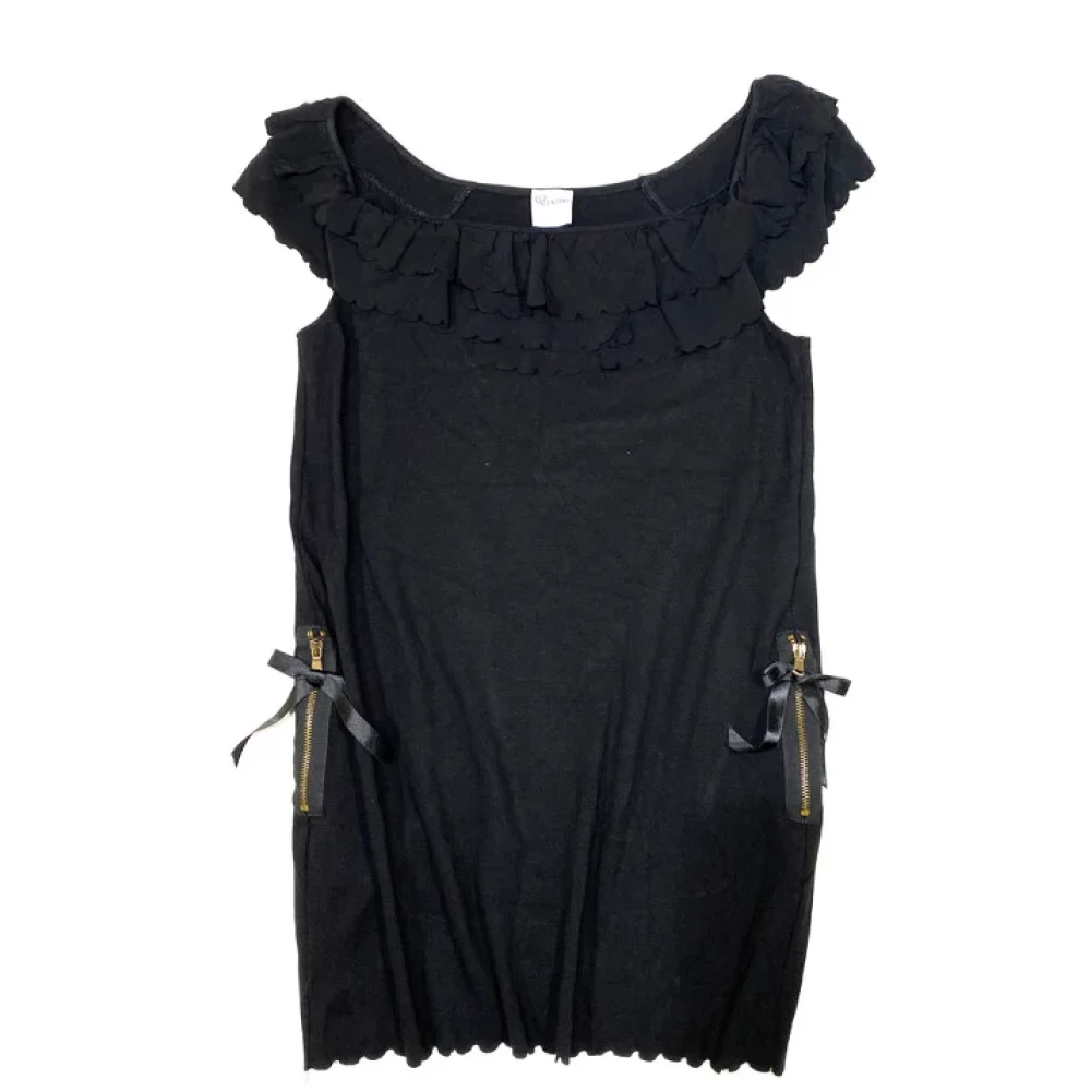 Valentino Vintage Pre-owned Fabric dresses Black Dames