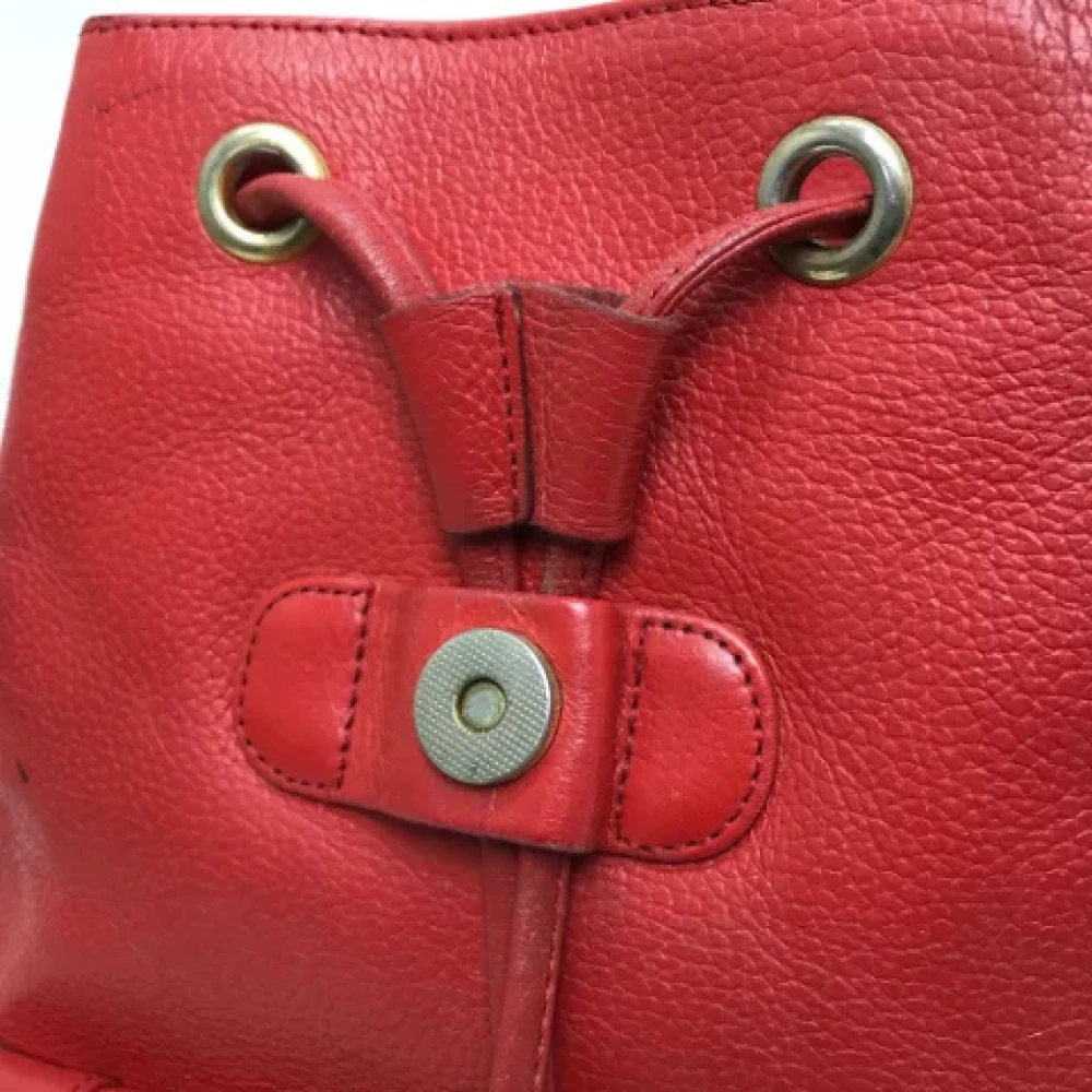 MCM Pre-owned Leather shoulder-bags Red Dames