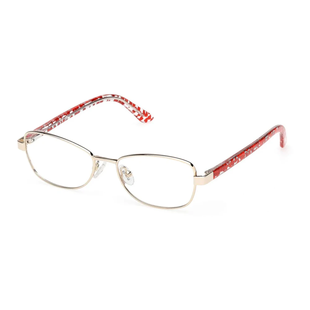 Guess Glasses, Unisex, 48 Mm, Light Gold Eyewear Frames Yellow
