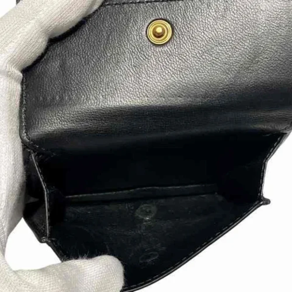 Balenciaga Vintage Pre-owned Leather wallets Black Dames